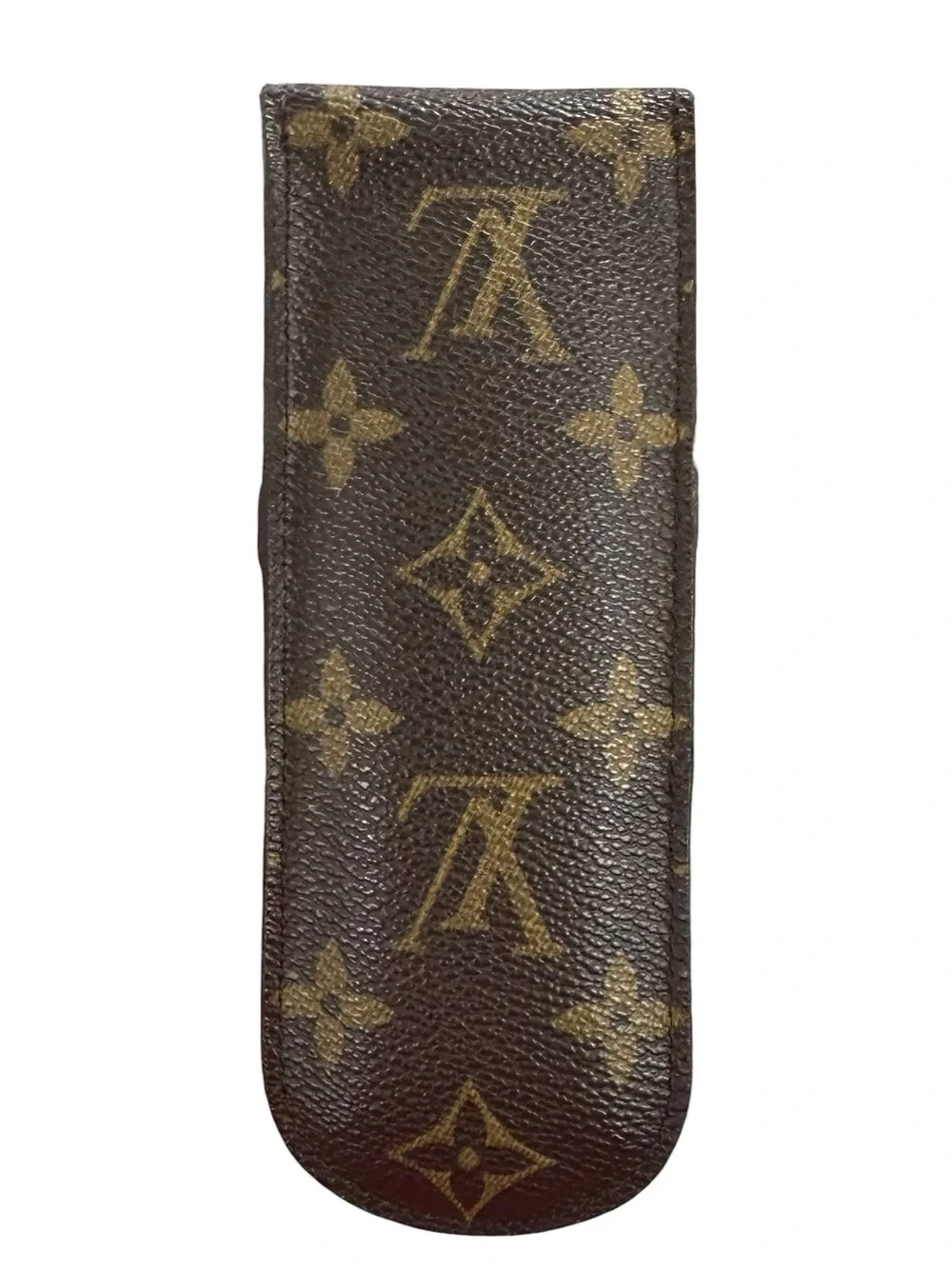 Louis Vuitton Monogram Leather & Suede Eyeglasses Pen Holder
